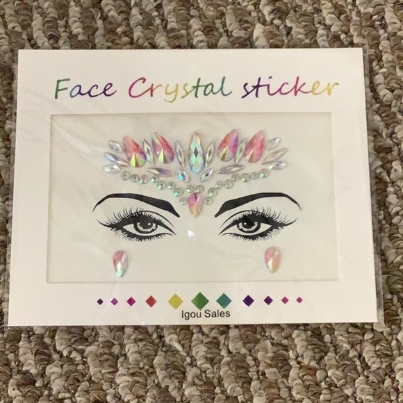 Face Crystal Sticker (pack of 3) - Picture 4 of 5